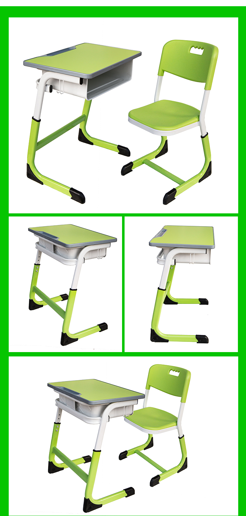兒童學習桌中小學生課桌椅教室學校升降書桌補習培訓輔導班寫字桌